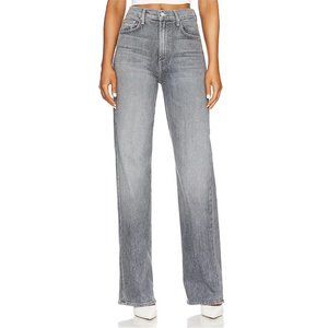 MOTHER Superior The Maven Heel High Rise Wide Leg Jeans in Gray Women’s Size 23